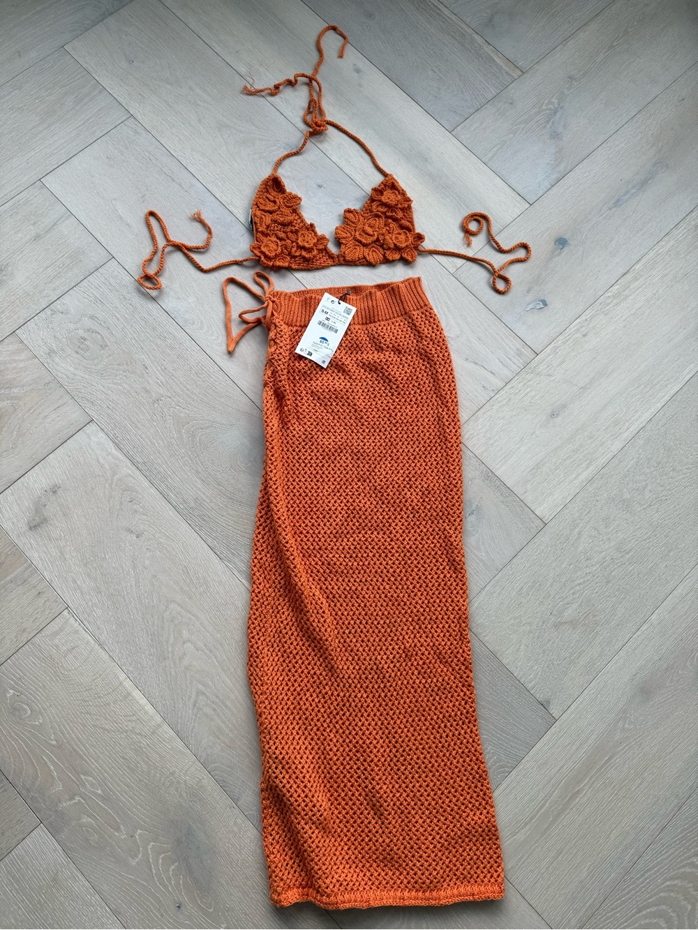 Zara knitted set